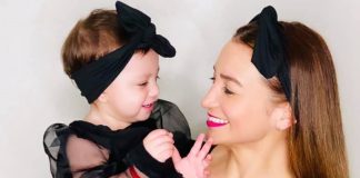 Marcia Franco y su pequeña hija presentan su línea de ropas y accesorios