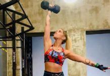 Carmiña Masi participó de su primera competencia de crossfit