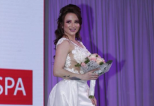 Marcia Franco volvió a vestirse de novia