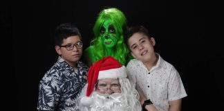 Orly López es papá Noel en la obra “Una navidad en apuros”