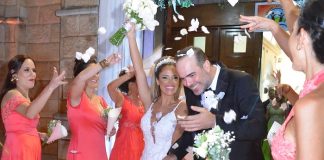 Álvaro Mora y Andrea Urunaga consagraron su amor ante Dios