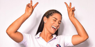 Fabi Martínez se sumó a los memes que surgieron tras la viralización del “Míster Guaraní”