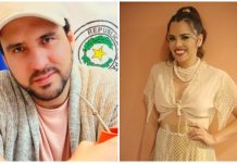 Alessandro Galas y Meli Hicks comparten estudio de grabación|