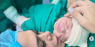 Nació el bebé de Gaby Mena