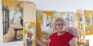 Organizan almuerzo solidario a favor de la artista plástica Gloria Valle