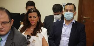 Marly Figueredo y Rodolfo Friedmann se presentaron ante el juez