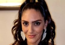 Lucía Sapena con Lali Espósito y la China Suarez en los Premios Platino