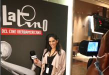 Lu Sapena ya está en Madrid para la entrega de los Premios Platino