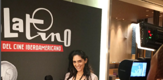 Lu Sapena ya está en Madrid para la entrega de los Premios Platino