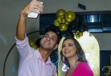 Mientras modelo confirma que futbolista Zárate es protagonista del video, la novia sigue en silencio