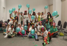 Los “Payasonrisas” alegraron a los niños de Clínicas por el cumple del hijo de Lizarella y Nenecho