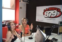 Nadia Portillo promociona sus shows en radio de Madrid