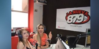 Nadia Portillo promociona sus shows en radio de Madrid