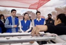 Nadia Ferreira realiza recorrido por la Reserva Ecológica Banco San Miguel Foto gentileza - Secretaria Nacional de la Juventud