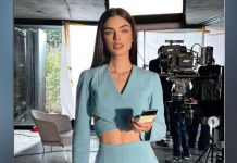 Nadia Ferreira se encuentra en el país grabando un comercial para Samsung