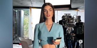 Nadia Ferreira se encuentra en el país grabando un comercial para Samsung