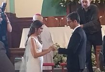 La periodista Claudia Aguilera y el fiscal Marcelo Pecci se unieron en matrimonio