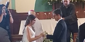 La periodista Claudia Aguilera y el fiscal Marcelo Pecci se unieron en matrimonio