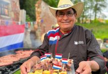 Asado Benítez puso carne a la parrilla europea