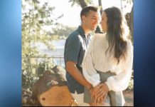 El futbolista Néstor Camacho y Fiorella Filartiga dieron el sí