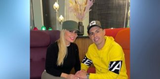 El futbolista Blas Riveros sale al paso de los rumores sobre su separación de Dahiana Bresanovich