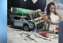 Exmodelo Liliana Marlene Chamorro Roa, más conocida como Luana Chamorro chocó y se salvó de una tragedia