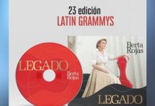¡Berta Rojas es nominada a los premios Latin Grammys!