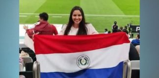 ¡La artista compatriota Lili Cantero se encuentra en Qatar exponiendo su arte!