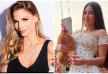 ¿Una nueva gallina farandulera? Egny Ecker presentó a la nueva integrante de su familia