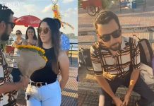 ¡Soldado caído! Un joven con flores y serenata fue rechazado en plena costanera