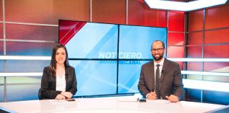 Volvió Claudia Aguilera y conduce el noticiero de Unicanal