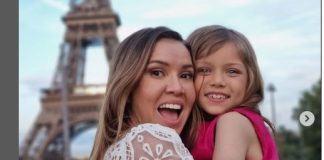 Dallys Ferreira llevó merienda con los niños de la comunidad Maka