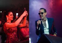 Nadia Ferreira y Marc Anthony, ovacionados en un show inolvidable