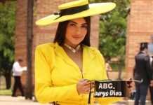 Laurys Diva recibió un millonario ramo de flores amarillas