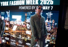 Chris Ferreira deslumbró en el New York Fashion Week