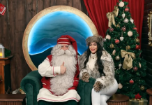 Laurys Diva cumple el sueño de muchos al visitar a Papá Noel en el Polo Norte