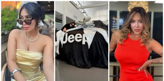 “Los Reyes Magos” llenaron de camionetas lujosas a las modelos