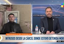 Felipe Brítez mostró a “Intrusos” cómo quedó la celda donde estuvo Moria Casán