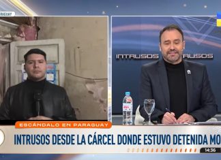 Felipe Brítez mostró a “Intrusos” cómo quedó la celda donde estuvo Moria Casán