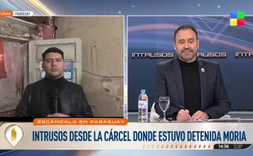 Felipe Brítez mostró a “Intrusos” cómo quedó la celda donde estuvo Moria Casán