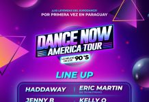 ¡Prepárate para el viaje en el tiempo definitivo! El “Dance Now America Tour 90’s” trae a Asunción a las máximas leyendas del Eurodance