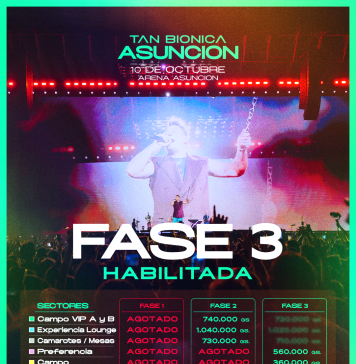 Tan Biónica se presenta este sábado en Paraguay: la espera terminó