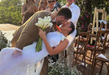 Mavi Amoroso y Diego Estigarribia se casaron en una romántica ceremonia en Cordillera
