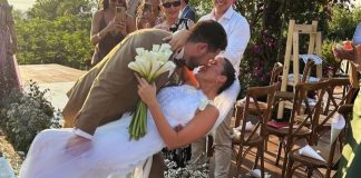 Mavi Amoroso y Diego Estigarribia se casaron en una romántica ceremonia en Cordillera