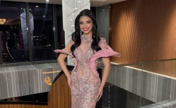 Nicole Feltes busca la banda de Influencer en el Miss Teen Universe Inicio